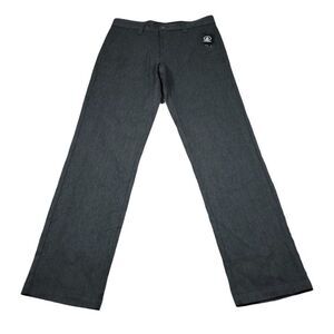 Volcom Vmonty Stretch Chino Pants Men's Straight Leg Dark Gray Size 28